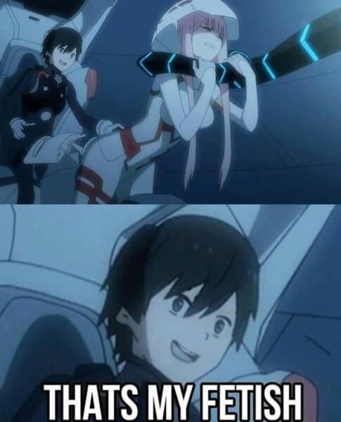 darling in the franxx meme funny fetish hiro