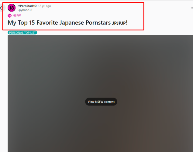 reddit top 15 japanese porn stars underrated