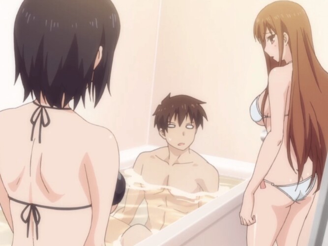 Overflow Hentai Bath Scene