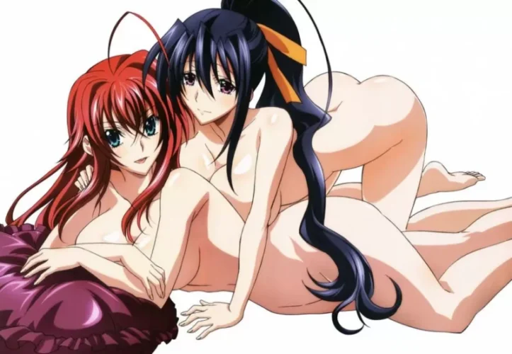 Rias And Akeno Sexy Naked Ecchi Wallpaper Scaled