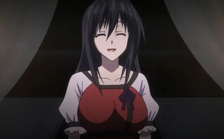 Akeno High School DxD smiling