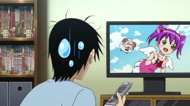 watching tv
