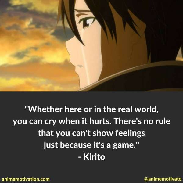 12 Of The Greatest Kirito Quotes From Sword Art Online