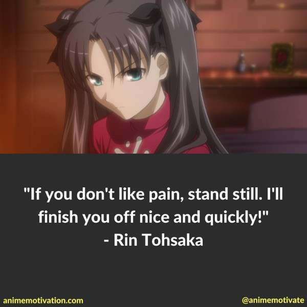 Rin Tohsaka Quotes 4