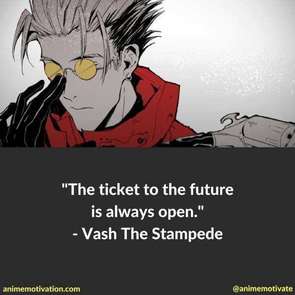 The ticket to the future is always open.