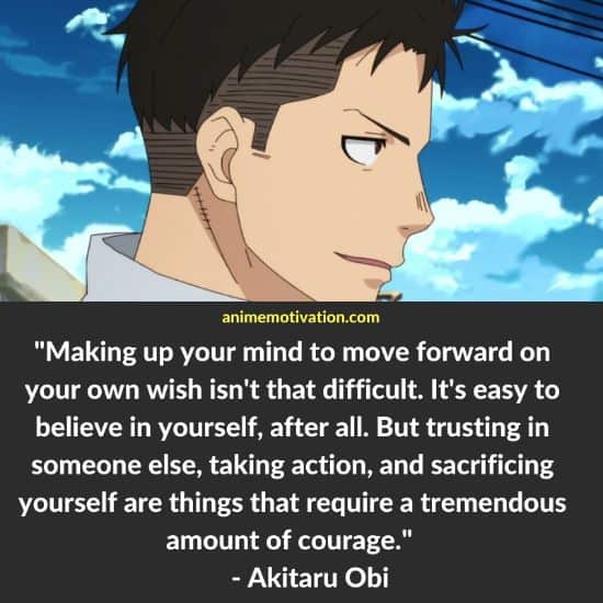 akitaru obi fire force quotes