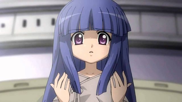 rika furude blue hair