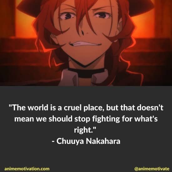 Chuuya Nakahara quotes bungou stray dogs