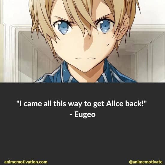 Eugeo quotes sword art online 1