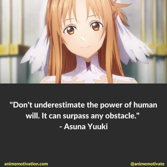 asuna yuuki quotes sword art online 2