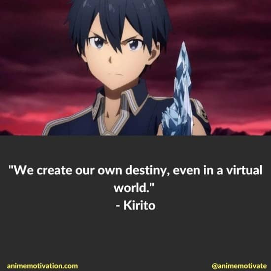 kirito quotes sword art online