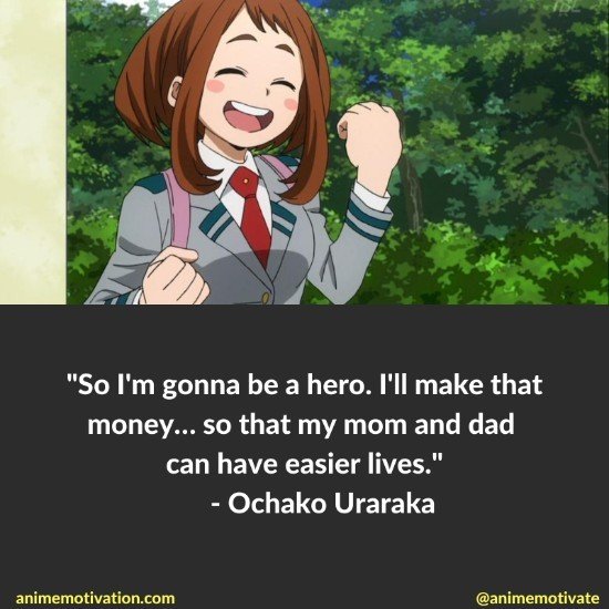 ochako uraraka quotes mha