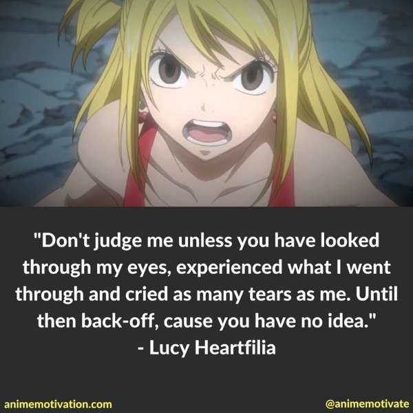 Lucy Heartfilia Quotes 11