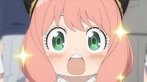 anya excited face