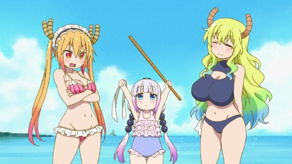 miss kobayashis dragon maid fan service 1