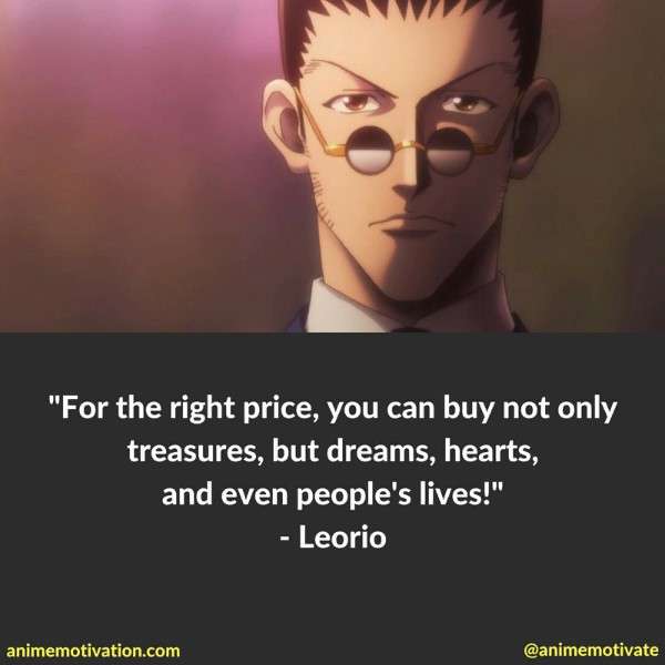 Leorio Paradinight Quotes 2