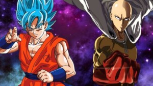 goku ssb and saitama