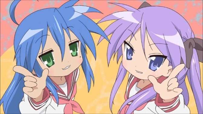 Lucky Star Kagami Hiragi And Konata Izumi