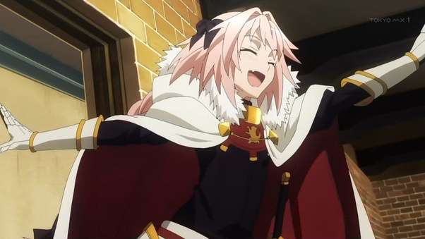 Rider Of Black Astolfo Smiling