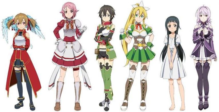 Sword Art Online Character Outfits