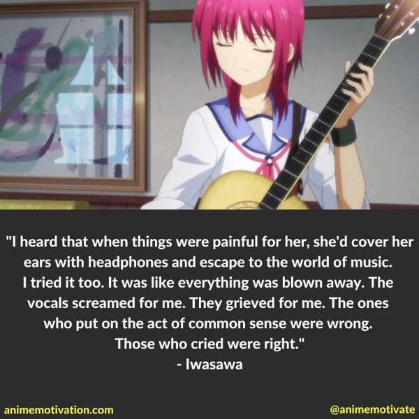 Iwasawa Quotes Angel Beats