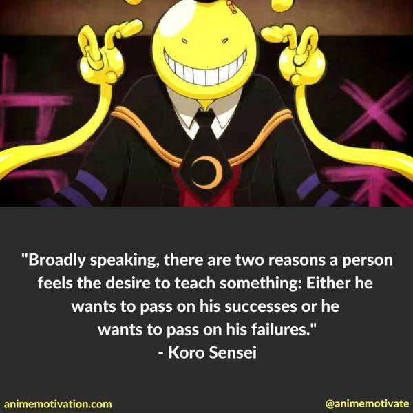 Koro Sensei Quotes 2