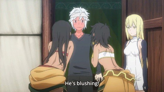 bell cranel blushing