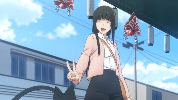 makoto kowata peace sign anime