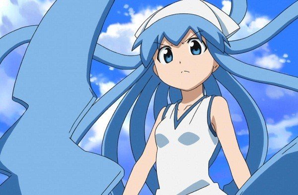 squid girl mascot anime