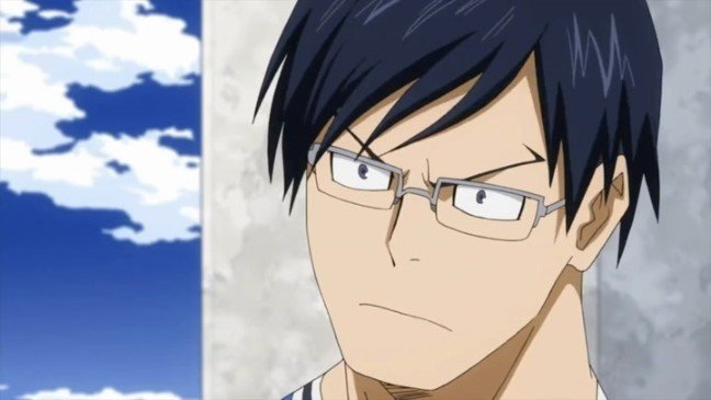 tenya iida serious face