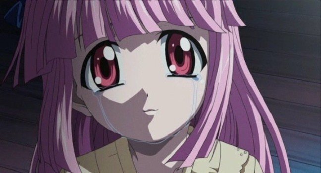 elfen lied crying face