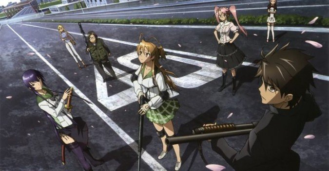 high school of the dead anime characters 1