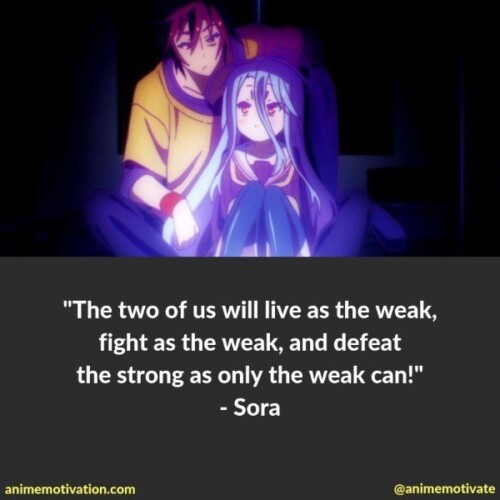 sora quotes no game no life 11