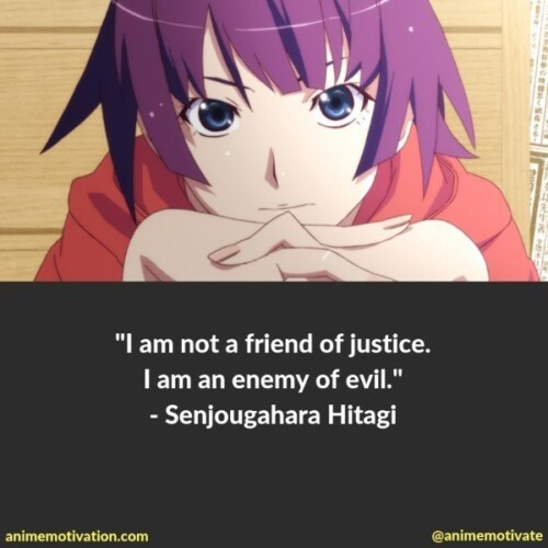 Senjougahara Hitagi quotes 2