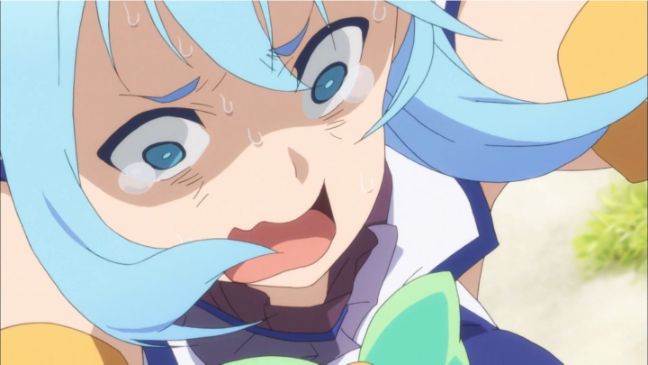 goddess aqua crying