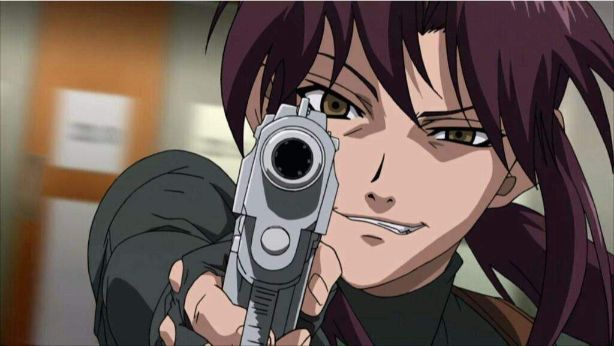 revy rebecca badass anime girl