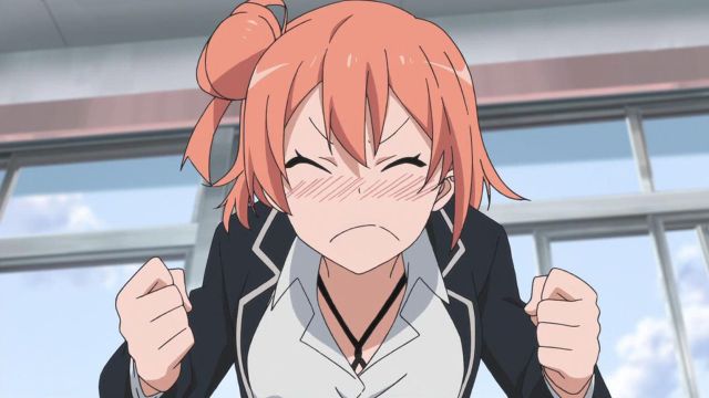 yuigahama blush oregairu