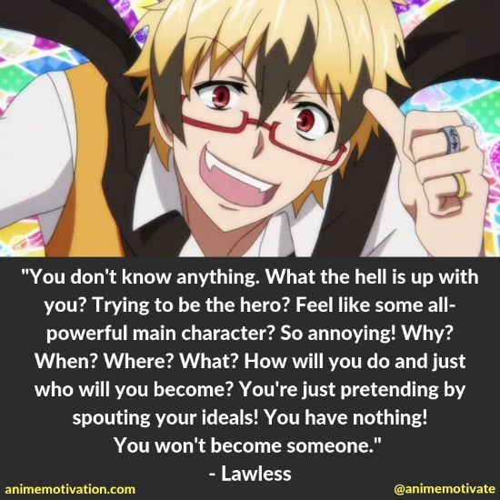 lawless servamp quotes