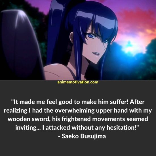 saeko busujima quotes 1