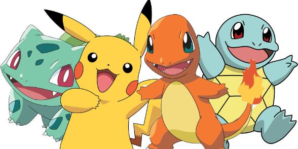 pokemon pikachu charmander squirtle bulbasaur