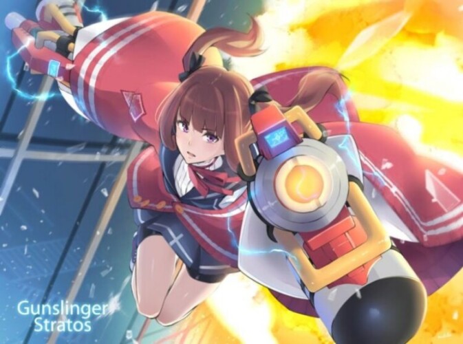 gunslinger stratos anime wallpaper