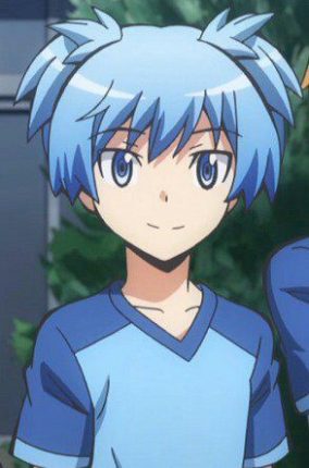 nagisa shiota blue hair