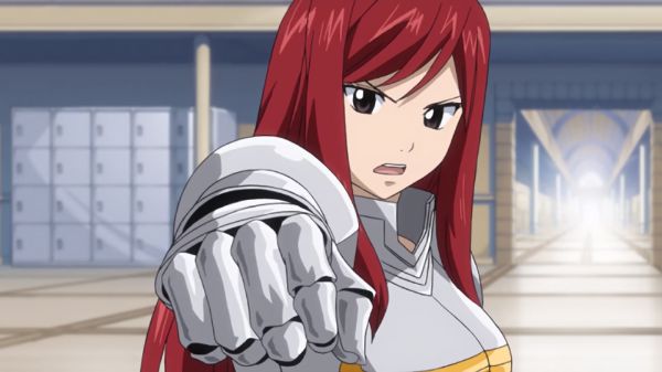 erza scarlet fist knight armor