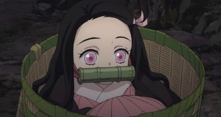 nezuko cute basket