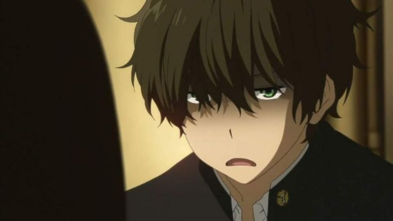 houtarou oreki annoyed face