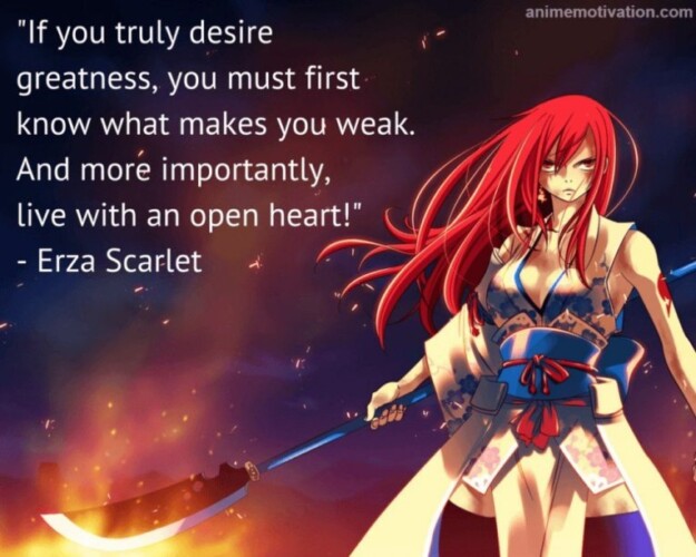 Erza wallpaper quote