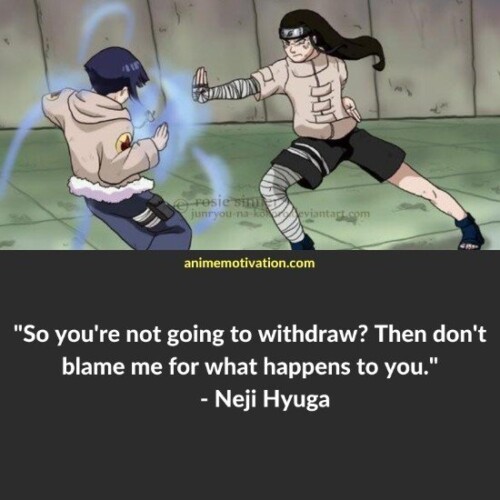 Neji Hyuga quotes naruto 14