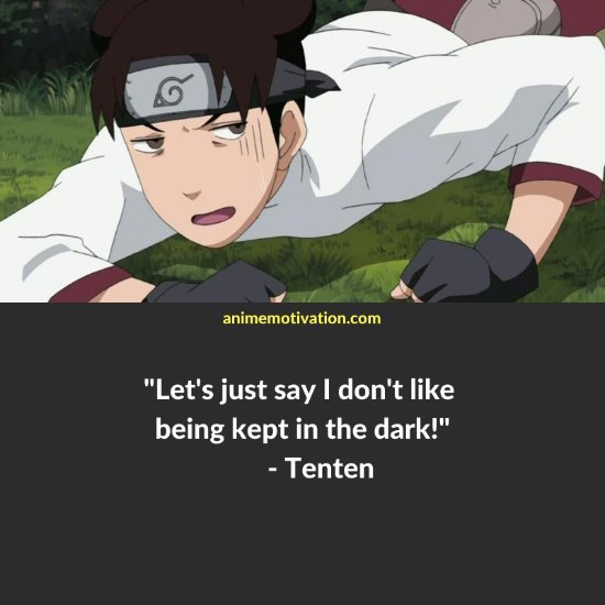 Tenten quotes naruto 7