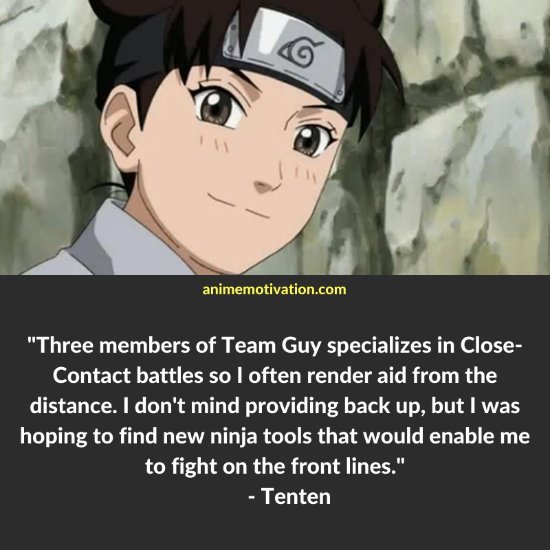 Tenten quotes naruto 9