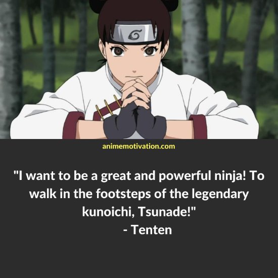 Tenten quotes naruto